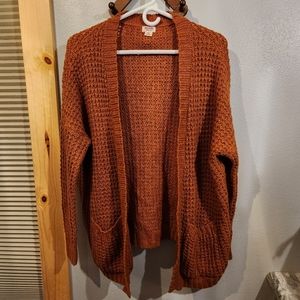 Mossimo Supply Rust Cardigan size XS